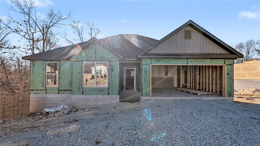 Welcome To Your Next Home! This Brand-New Build Is So Fresh It’s Basically Still In The Oven—And You Still Get To Pick The Toppings! Rates As Low As 4.875%, Giving Your Wallet A Huge High-Five. This 3-Bedroom Beauty Rocks A Split Floorplan And 9-Foot Ceilings That Make You Feel Like A Giant (In A Cool Way). The Vaulted Living Room Is A Total Showstopper— With Beam Treatment For The "Wow" Factor.
The Kitchen Is A Chef’s Playground With Custom Cabinets, Quartz/Granite Counters, And An Island Ready For Your Best Charcuterie Board. The Primary Suite Is Pure Luxury With A Tile Shower And A Closet So Clever It Connects Directly To The Laundry Room. Yes, You Can Go From "I Have Nothing To Wear" To "Freshly Dried Socks" In Three Seconds Flat. Every Inch Is Designed For Real Life, Not Just Staging. Outside, Your Covered Deck Overlooks A Soon-To-Be-Sodded Yard With Peaceful Views Perfect For Morning Coffee Or Evening Chill. It’s Stylish, Functional, And Waiting For Your Magic Touch. Don't Just Dream It—Move In And Live It!