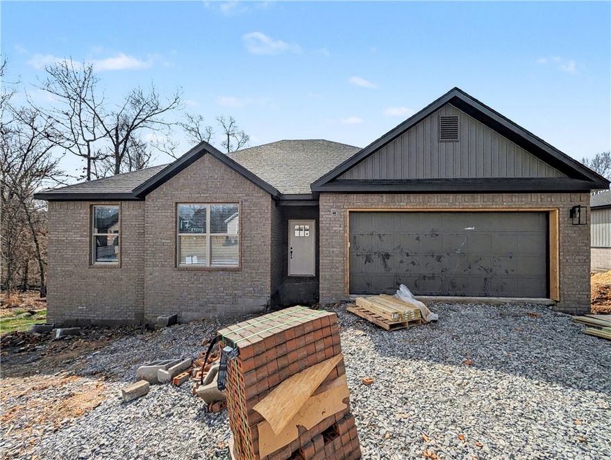 Welcome To Your Next Home! This Brand-New Build Is So Fresh It’s Basically Still In The Oven—And You Still Get To Pick The Toppings! Rates As Low As 4.875%, Giving Your Wallet A Huge High-Five. This 3-Bedroom Beauty Rocks A Split Floorplan And 9-Foot Ceilings That Make You Feel Like A Giant (In A Cool Way). The Vaulted Living Room Is A Total Showstopper— With Beam Treatment For The "Wow" Factor.
The Kitchen Is A Chef’s Playground With Custom Cabinets, Quartz/Granite Counters, And An Island Ready For Your Best Charcuterie Board. The Primary Suite Is Pure Luxury With A Tile Shower And A Closet So Clever It Connects Directly To The Laundry Room. Yes, You Can Go From "I Have Nothing To Wear" To "Freshly Dried Socks" In Three Seconds Flat. Every Inch Is Designed For Real Life, Not Just Staging. Outside, Your Covered Deck Overlooks A Soon-To-Be-Sodded Yard With Peaceful Views Perfect For Morning Coffee Or Evening Chill. It’s Stylish, Functional, And Waiting For Your Magic Touch. Don't Just Dream It—Move In And Live It!