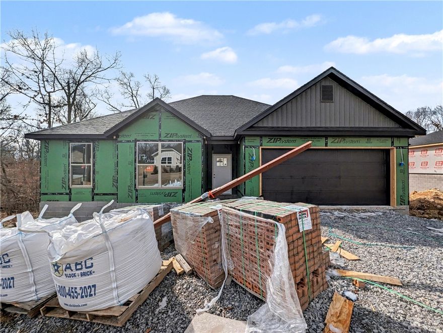 Welcome To Your Next Home! This Brand-New Build Is So Fresh It’s Basically Still In The Oven—And You Still Get To Pick The Toppings! Rates As Low As 4.875%, Giving Your Wallet A Huge High-Five. This 3-Bedroom Beauty Rocks A Split Floorplan And 9-Foot Ceilings That Make You Feel Like A Giant (In A Cool Way). The Vaulted Living Room Is A Total Showstopper— With Beam Treatment For The "Wow" Factor.
The Kitchen Is A Chef’s Playground With Custom Cabinets, Quartz/Granite Counters, And An Island Ready For Your Best Charcuterie Board. The Primary Suite Is Pure Luxury With A Tile Shower And A Closet So Clever It Connects Directly To The Laundry Room. Yes, You Can Go From "I Have Nothing To Wear" To "Freshly Dried Socks" In Three Seconds Flat. Every Inch Is Designed For Real Life, Not Just Staging. Outside, Your Covered Deck Overlooks A Soon-To-Be-Sodded Yard With Peaceful Views Perfect For Morning Coffee Or Evening Chill. It’s Stylish, Functional, And Waiting For Your Magic Touch. Don't Just Dream It—Move In And Live It!