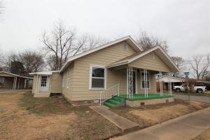 This home has a few surprises for the new home owner.... large living, three bedrooms 2 baths with walk-in showers, new flooring, sheetrock, paint, fixtures, with a one car carport and a storage building, covered back patio for entertaining and a large fenced yard. Twice the size of most area lots for family and pets to enjoy. Come see all the improvements and changes to this wonderful family home.