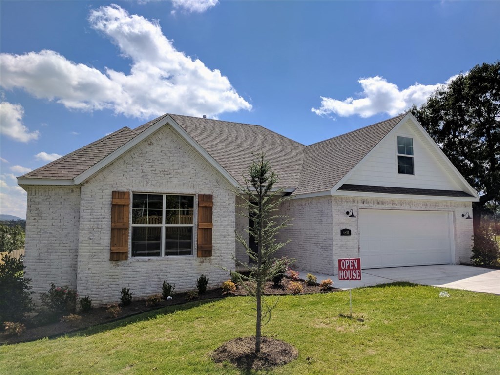 Move in ready in Hughmount Subdivision. This 3 bedroom 2.5 bath home has crown molding, hardwood flooring in Living Room, Entry, Kitchen, Breakfast Nook, formal dining room, granite counter tops, low e windows, sod & landscaping. Limited 1yr builders warranty. Subdivision is a great location & includes a community pool. Visit this staged home today!!