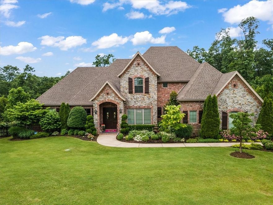 Unique turn key opportunity to call this fully furnished lovely French Provincial home located in the Versailles community your home. Located in a highly prized area, this incredible location offers an easy drive to schools and a simple commute to Downtown Bentonville and the Walmart Home Office areas. This elegant home is currently set as a 4 bedroom with a home gym room, a game room and a media room. The property has full surround sound that is zoned for amazing sound control. Incredible exterior amenities create a spa like environment highlighted by a spectacular pool will a waterfall feature, swim up table, jacuzzi pool and shallow tanning shelf, a barrel steam sauna room, 2 fire pits and 1 fireplace, horseshoe pit, and even a zipline to make this a one of kind outdoor entertainment space to enjoy and host incredible home events with. Extensive interior & exterior lighting package to showcase the professionally manicured lawn and landscaping.Please see the attached expanded property description for full details