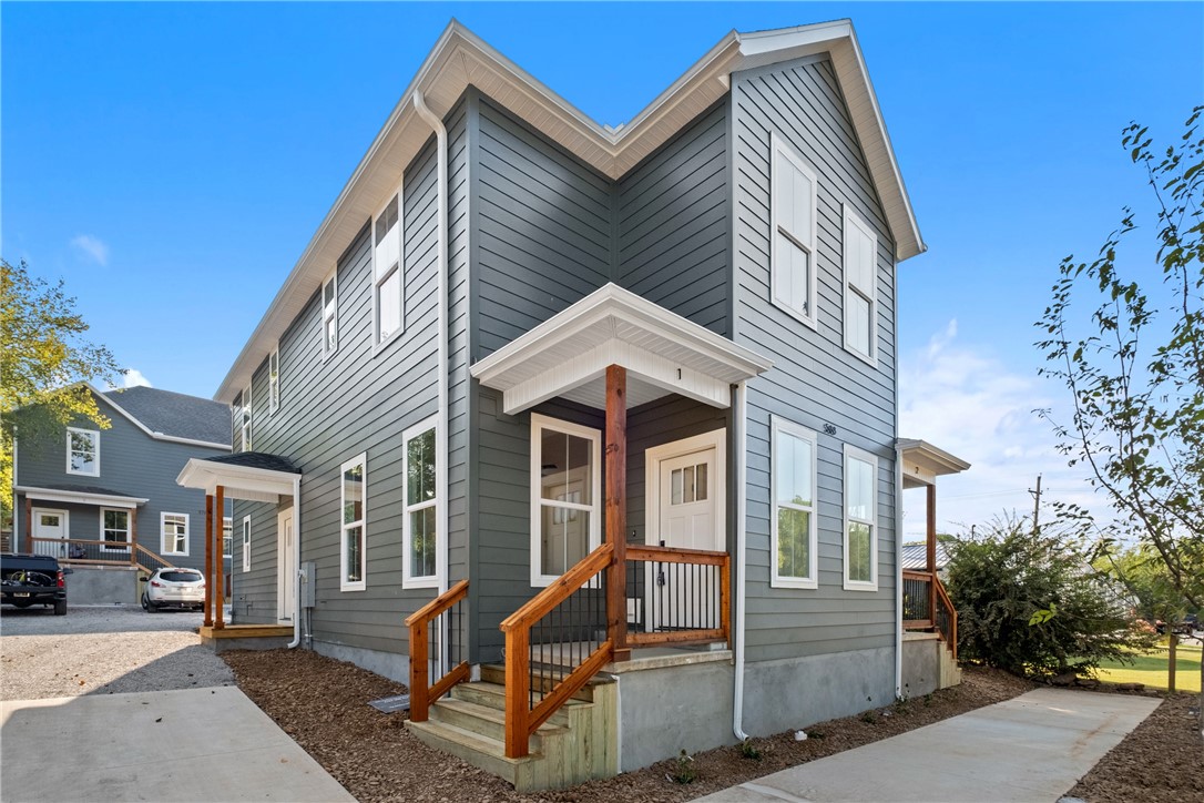 Discover modern living in this brand-new duplex located just off MLK in Fayettevilleāperfectly positioned for convenience and accessibility. Each unit offers a smart layout with the living room, kitchen, dining area, half bath, and in-unit laundry all on the main floor, creating a seamless flow for daily life. Upstairs, two spacious bedrooms each feature their own private full bathroom, providing comfort and privacy for residents or guests. With its prime location and functional design, this duplex is an excellent opportunity for both homeowners and investors alike.