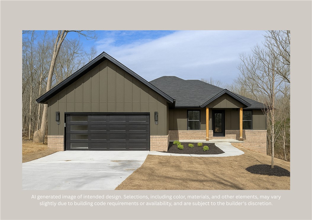 This single-story new construction is nestled on the scenic southwest side of Bella Vistaājust minutes from trails and outdoor adventures. The home is currently under construction and estimated to be complete by September 30. Photos are of the same floor plan with similar finish levels. This home will feature custom cabinetry, quartz countertops, high-end LVP flooring, tile accents, and electric range, dishwasher & fireplace. Buyers can choose from available finish packages to personalize the space and make this house feel like home.