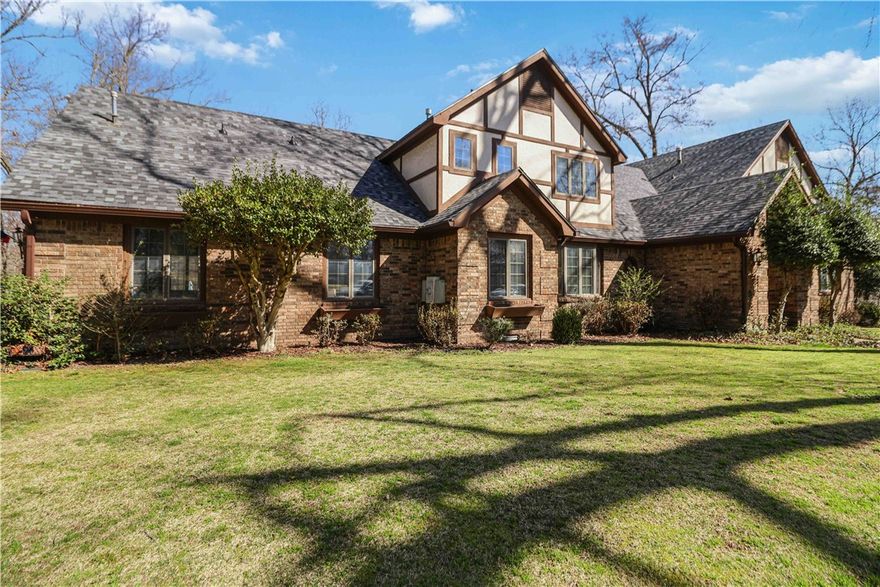 Welcome to your private sanctuary on 1.6 acres in one of Harrison’s most desirable neighborhoods. This custom-built home offers 6,979 sq. ft. with 7 bedrooms and 3.5 baths, ideal for comfortable living and entertaining. Inside, enjoy soaring ceilings, spacious rooms, and a chef’s kitchen. Two large living areas share a double-sided wood-burning fireplace, creating warmth throughout. Unique features include a reading room, a game room with a pool table, a sauna, and a private office with a Murphy bed. The glass-enclosed porch boasts a six-person hot tub for year-round relaxation. Upstairs offers five bedrooms with built-ins and walk-in closets, plus a luxurious primary suite with a private balcony. The basement adds two more bedrooms and ample storage. Outside, enjoy an in-ground pool, expansive deck, and built-in TV—perfect for entertaining. Extras include a new roof (2025) and a refrigerator/freezer. Seller to pay buyer's closing cost up to $2,500 and $10,000 flooring allowance.