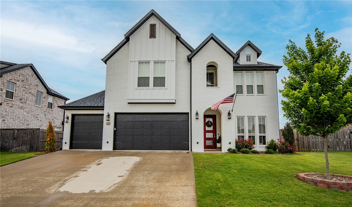 Welcome to 1424 Cannon Lane, an owner home nestled in one of Cave Springs' most desirable neighborhoods. Just steps from Mt. Hebron Park and directly across from the community pool, this home blends everyday comfort with unbeatable convenience. Offering 4 bedrooms and 2.5 bathrooms, the open-concept layout is both spacious and inviting. Enjoy elevated finishes throughout — including quartz countertops, hardwood floors, custom cabinetry, and a cozy gas fireplace. The kitchen and living area flow seamlessly, creating the perfect setting for gatherings or quiet nights in. Step outside to a private backyard retreat, ideal for relaxing evenings or weekend fun. With easy access to top-rated schools, shopping, and I-49, this home checks all the boxes for location, lifestyle, and livability. Don’t miss your chance to live in the heart of Cave Springs — schedule your showing today! Welcome HOME!