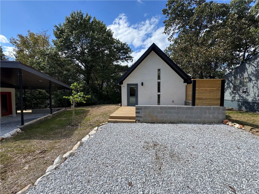 DECEMBER MOVE-IN SPECIAL! **Security Deposit can be split over the first four months of the lease!!** only $2,045* to move in! Be the very first to live in this newly built 1 bed, 1 bath with upstairs bonus loft, perfect for an office, second living or sleeping area. Cathedral ceilings, plenty of windows for natural lighting, front patio and large back deck with spacious yard. Brand-new home built with a concrete wall system called LegacyBlock which is highly energy efficient. Lawn care and electric bill are included in first term of lease. Located in desirable East Fayetteville, only minutes away from all the shopping, dining, and entertainment.
• Resident Benefits Package - covers renters insurance and quarterly maintenance: $45/month
• $35 application fee. Apply at: https://rocksolidpropertymanagement.managebuilding.com/Resident/rental-application/new/apply?listingId=5771
• Security Deposit: $1,600 (if split over first 4 months: $400/month)
• Pet Fee* (non-refundable): $250/pet - Pet rent: $25/pet/month