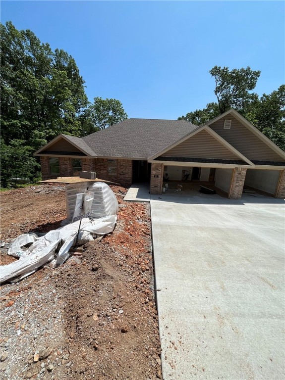 New construction 4-bedroom, 2-bath single-story home with a 3-car garage on nearly half an acre. This 2,077 sqft home features LVP flooring in the main living areas, a fireplace, and a spacious deck overlooking the large backyard. The property backs to a common area with access to Lake Avalon—perfect for outdoor enjoyment. Located just minutes from popular trails and only a few minutes off Hwy 71, this home offers both convenience and a peaceful setting.