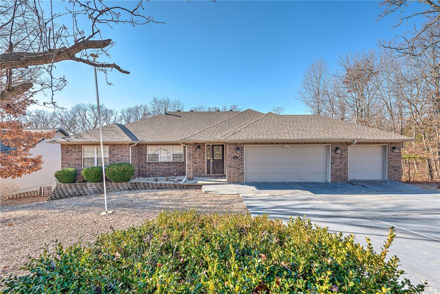 This well-designed 3-bedroom, 2-bath home offers comfort, efficiency, and room to grow. The open-concept layout features a spacious kitchen with a large countertop ideal for entertaining, flowing seamlessly into the living area.

Enjoy year-round use of the heated and cooled sunroom, plus outdoor living on the large patio deck overlooking a generous backyard. A three-car garage provides excellent storage, while the unfinished basement offers incredible potential for future living space, a workshop, or recreation area.

The home includes solar panels, excellent insulation, and other energy-efficient features to help reduce utility costs. Conveniently located near Bella Vista’s trails, lakes, and amenities.