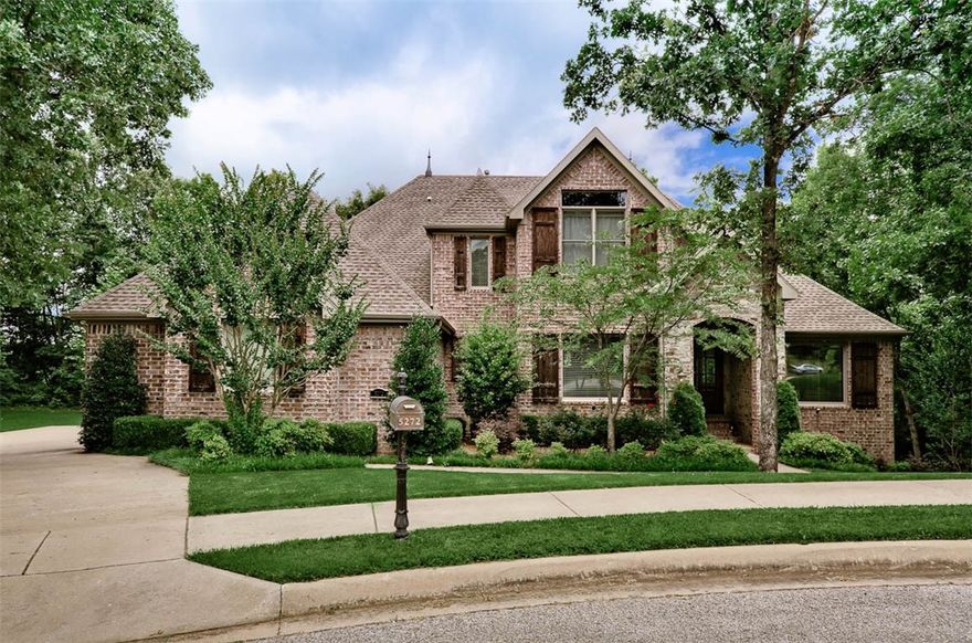 Absolutely Gorgeous 3 level home in gated community surrounded by The Blessings, a Robert Trent Jones Golf Course. 5 Large bedrooms each with their own full bath ! Stunning wood floors thru out, gourmet Kitchen, Fabulous vaulted ceilings, Formal dining with butler pantry, Huge walk-in Master Shower and soaking tub.  Option of "Mother-in-law" quarters down stairs w/ bedroom and full bath, all kitchen appliances but the stove, OR this is a fabulous entertaining space with huge wine cellar! Overlooks course!