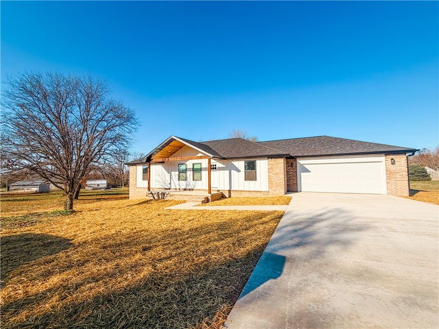 Brand-new 3 bedroom, 2 bathroom home with 1,500 sq ft in the peaceful Southern Heights Subdivision, completed in December 2025. This home features a solid brick exterior, a welcoming front porch, a new back deck, and an encapsulated crawlspace for added protection and energy efficiency. Inside, you’ll find an open layout with quality finishes throughout like Quartz counter tops—elevated beyond typical builder grade.

The kitchen includes a built-in microwave and refrigerator, making the home move-in ready. Additional features include a 2-car garage, city water, city sewer, and a heat pump for improved heating and overall energy performance. Situated on a 0.32-acre lot, this new construction by Dodrill Construction Services offers modern comfort, low-maintenance living, and a convenient location close to Berryville amenities.