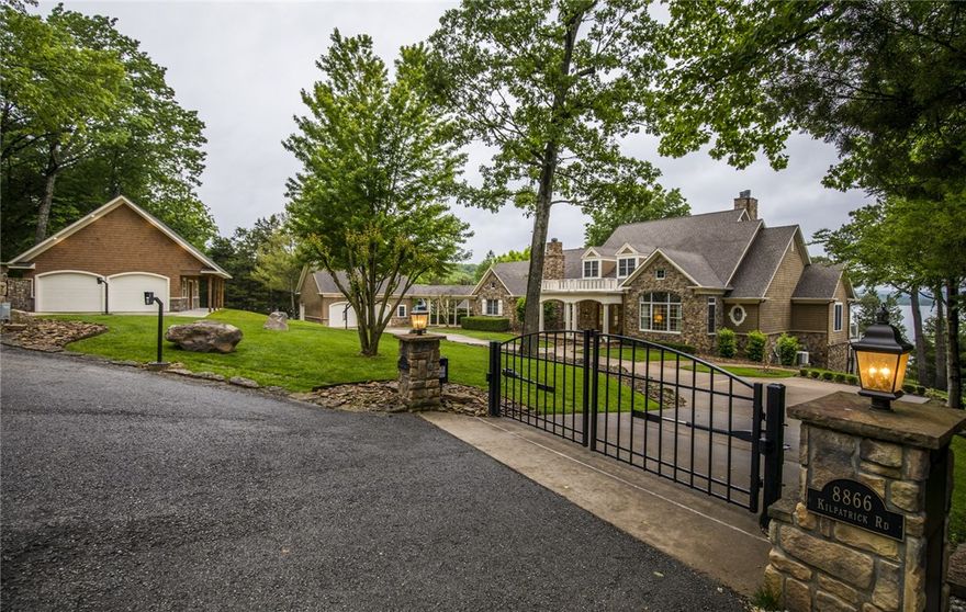 Remarkable opportunity! Beaver Lake front home on 4.11 acres near Rocky Branch marina. VIEWS VIEWS VIEWS!!! This is a gorgeous, move in ready (or Airbnb ready) as it comes fully furnished as well. 4+ car garage (2 and 2+) with 6 bedrooms (one bedroom has bunk beds that will sleep 7 princes or princesses)... Large open rooms and an outdoor living space that cant be beat! Come LIVE the Beaver lake life - you will not be disappointed.