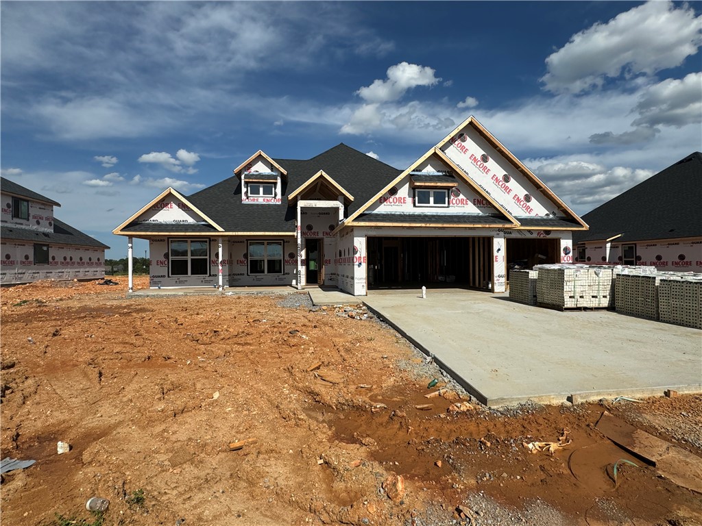 Concessions Include: $7500 from the Builder towards closing costs or lowering your interest rate. Get an additional up to 5k if you use the preferred Lender not to mention get the fence, blinds and gutters included.Welcome home to Tuscany Subdivision located in Centerton Arkansas. Tuscany residents enjoy a plethora of recreational facilities, including a sparkling pool, perfect for unwinding on sunny days, a clubhouse equipped with a gym for fitness enthusiasts, and a basketball court for friendly competitions and leisurely games. The Kenley Plan boasts 4 bedrooms, 3 ½ bathrooms, an office and a bonus room. Granite countertops, designer lighting, soft-close cabinets, wood floors, and stained beams make this one a must see! Gutters, fences, and blinds included.