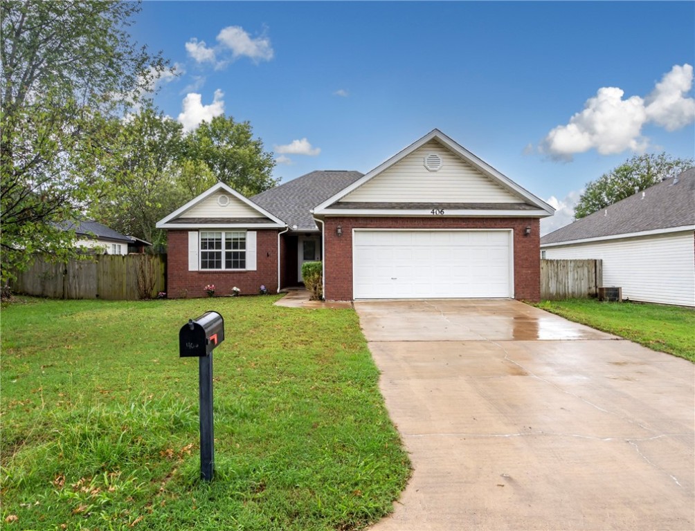 Imagine coming home to soaring 10' ceilings with beautiful crown molding accenting the living room with a gas fireplace, 4 bedrooms and 2 baths on a large lot. From the kitchen you will see french doors that lead out to a 25x12 wood deck with an arbor. The main bedroom has lovely tray ceilings with more crown molding, and a large walk-in closet. The main bath has a shower and a tub. There are 3 more bedrooms with the split bedroom plan. Off the kitchen is a pantry and a separate laundry room.