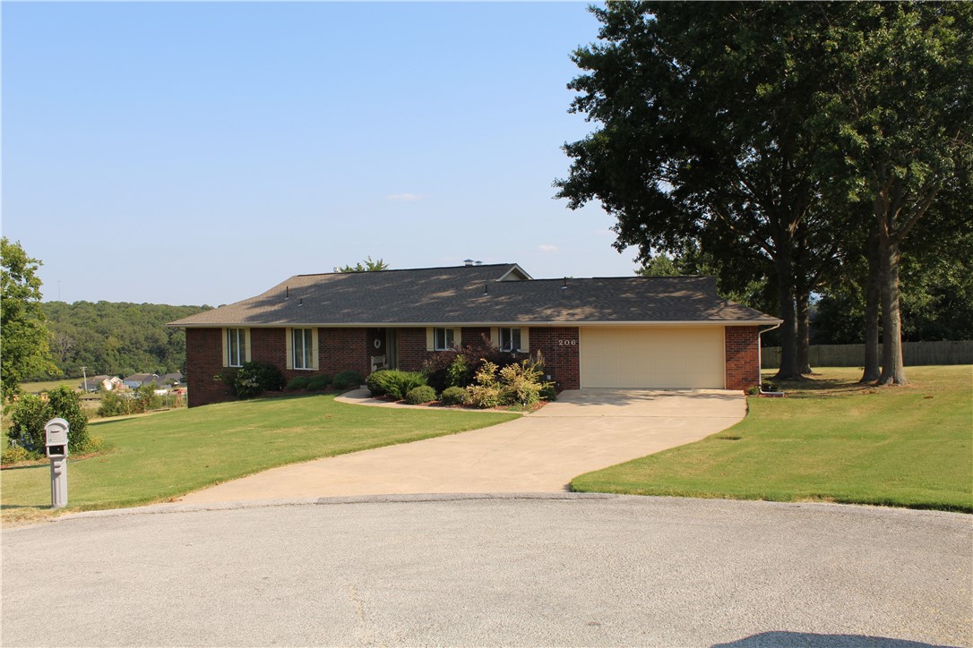 Well maintained brick home in very desirable subdivision close to shopping, schools, hospital etc. Home has nice landscaping and a couple of large mature trees. Open floor plan. Full unfinished basement but studs have been installed to divide. Garage area in basement does have walls separating it from the remainder of the basement. Beautiful home that needs a new owner!