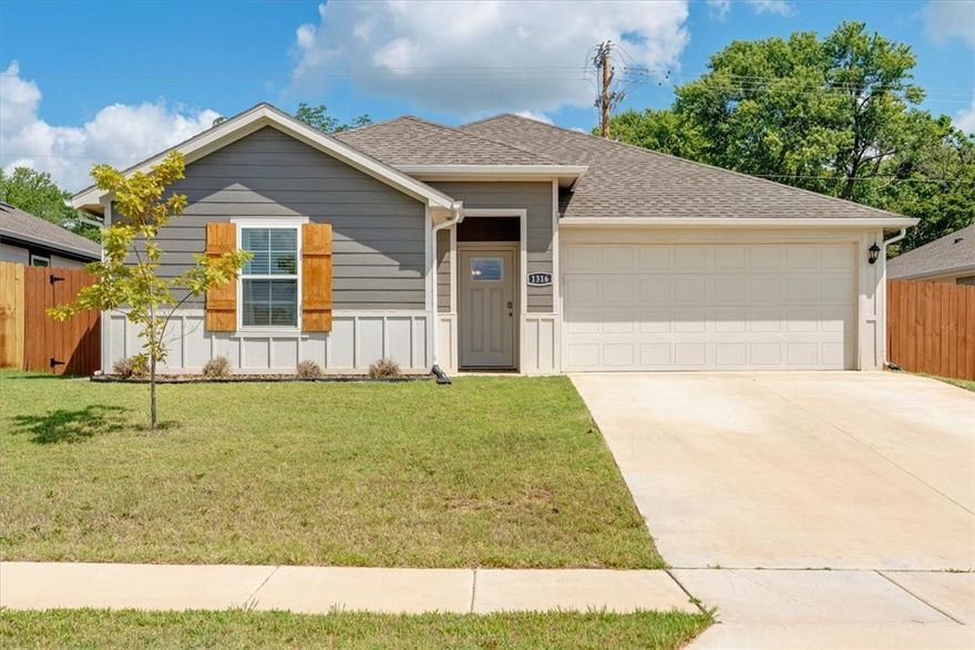 Discover 1316 Bates Street in the heart of Gentry, AR—a 4-bedroom, 2-bath, 1,665 sq ft home built in 2023 that blends modern design with everyday comfort. The open floor plan highlights a bright kitchen with quartz counters, stainless appliances, a large island, and walk-in pantry. A dining nook opens to a covered patio, perfect for outdoor dining or relaxing. The private primary suite features dual vanities, a walk-in shower, and spacious closet, while three additional bedrooms provide flexibility for guests, office, or hobbies. Luxury vinyl plank flooring, energy-efficient touches, and LP Smart Siding add both style and low-maintenance appeal. Ideally located in Main Street Village, you’re just minutes from Gentry schools, local parks, shops and dining nearby. Quick access to Hwy 12 & 59 makes commuting to Siloam Springs and Bentonville simple, offering the perfect balance of small-town living and regional convenience.