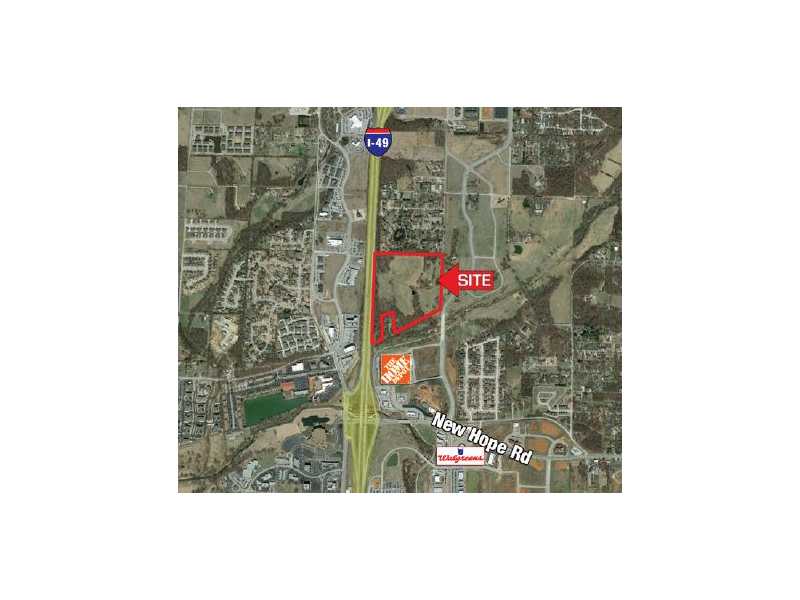 Ideal site for office and multifamily development with visibility from both I-49 and Promenade Blvd. Accessed from Promenade Blvd.