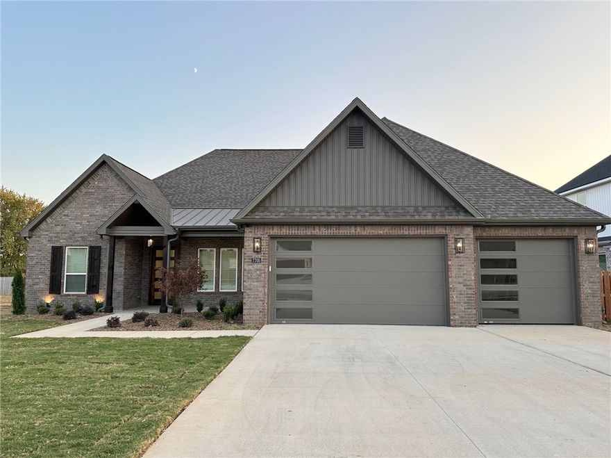 Fantastic West Springdale location, Across the street North from Harbor High School. Quality, New brick construction in Benedetto S/D. Custom cabinets, Granite counters, pot filler, Frigidaire Professional Appliances, double ovens, comfort height toilets, Wood flooring in main living areas & Primary bedroom, Cased windows, tankless water heater, 2 HVAC systems, covered patio W/ Fireplace, Insulated garage doors, Front & back irrigation, gutters.