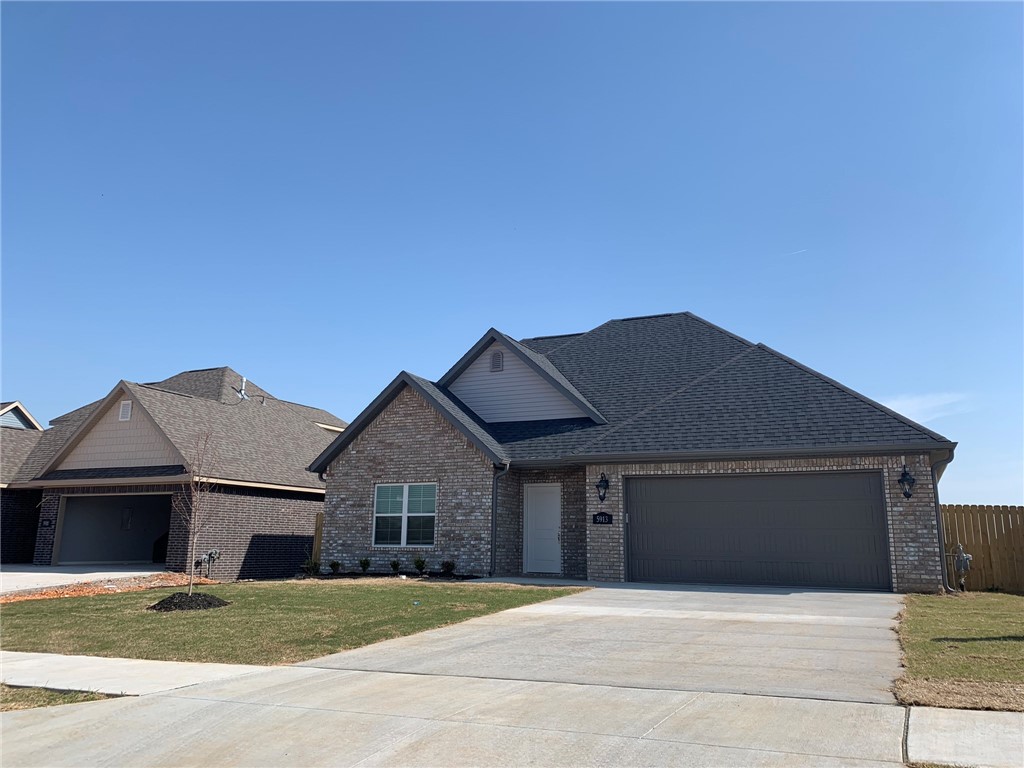 Like new spacious home in the beautiful new subdivision of Osage Hills. Enjoy the open, light and bright living room with gas fireplace. Two story home with eat-in kitchen overlooking backyard & covered patio. Kitchen has tons of counter space with granite, gas range, cabinets with storage and pantry. Open concept that's perfect for entertaining. Spacious master bedroom with large master bathroom. Master bath has walk-in shower and walk-in closet. Great secluded fully fenced backyard!