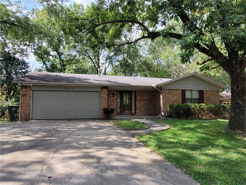 Location, Location, Location! Convenient to everything - shopping, schools, bypass, hospital & parks. 1,310 sq. ft., 3 BR, 2 BA with a 2-car garage. Huge deck in the backyard will need a little work but will make a great place to entertain. Walk-in closets, ceiling fans, & a wood burning fireplace are just a few of the perks in this home. New flooring in the living room & bedrooms, new kitchen sink & light fixtures. Home being sold "AS IS".