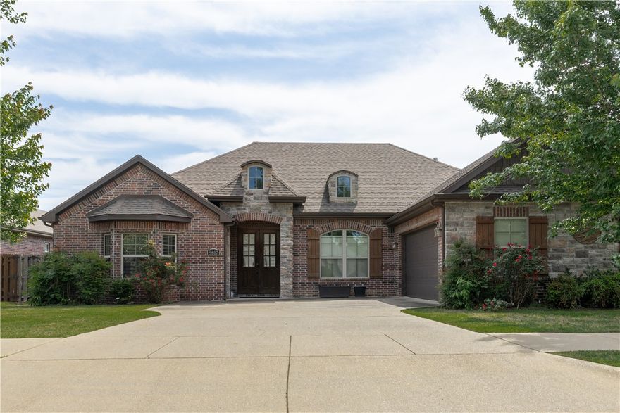 Located in Bentonville’s North Fork subdivision, this spacious 4-bedroom, 2-bath home offers 2,351 square feet of comfortable living with access to Northwest Arkansas conveniences. Located just minutes from XNA, and 20 minutes from Walmart’s New Home Office, this property combines location and functionality in one package. Inside, the split floor plan offers open, connected living spaces perfect for everyday living and entertaining. The generous living area flows seamlessly into the kitchen and dining spaces, while the covered patio and fenced backyard provide an ideal outdoor setting for relaxing, pets, or gatherings. This house provides the perfect opportunity to own a spacious Bentonville home with room to live and a location built for convenience.
