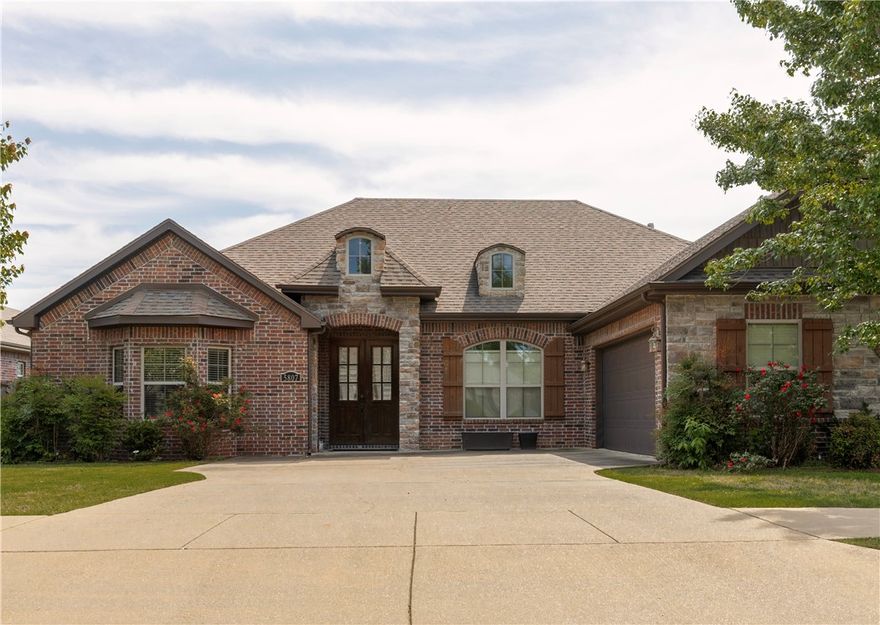 Located in Bentonville’s North Fork subdivision, this spacious 4-bedroom, 2-bath home offers 2,351 square feet of comfortable living with access to Northwest Arkansas conveniences. Located just minutes from XNA, and 20 minutes from Walmart’s New Home Office, this property combines location and functionality in one package. Inside, the split floor plan offers open, connected living spaces perfect for everyday living and entertaining. The generous living area flows seamlessly into the kitchen and dining spaces, while the covered patio and fenced backyard provide an ideal outdoor setting for relaxing, pets, or gatherings. This house provides the perfect opportunity to own a spacious Bentonville home with room to live and a location built for convenience.