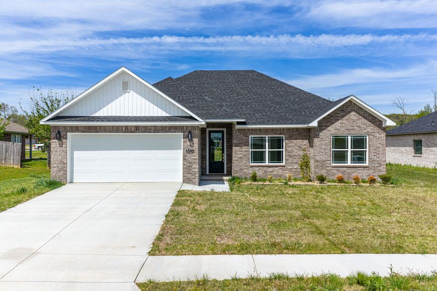 Brand new 4 bed/ 2 bath home in Alma built by Rucker Fine Homes. This energy efficient home has an open floor plan with two tone kitchen cabinets, granite countertops, gas log fireplace and plenty of storage. Tankless water heater. Walk-in pantry. Covered front and back porches. Conveniently located near schools and interstate access.