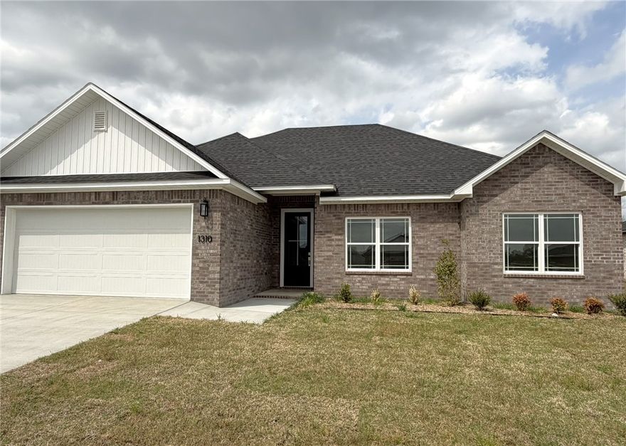 Brand new 4 bed/ 2 bath home in Alma built by Rucker Fine Homes. This energy efficient home has an open floor plan with two tone kitchen cabinets, granite countertops, gas log fireplace and plenty of storage. Tankless water heater. Walk-in pantry. Covered front and back porches. Conveniently located near schools and interstate access.