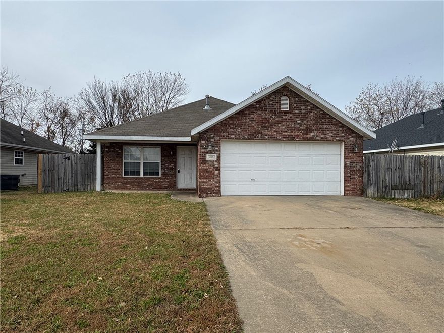 3 bed, 2 bath. Living room has vaulted ceiling with a gas fireplace. Kitchen has large eat-in area. Two-car attached garage. Located across from Lincoln Middle School. Refrigerator, washer, and dryer included.