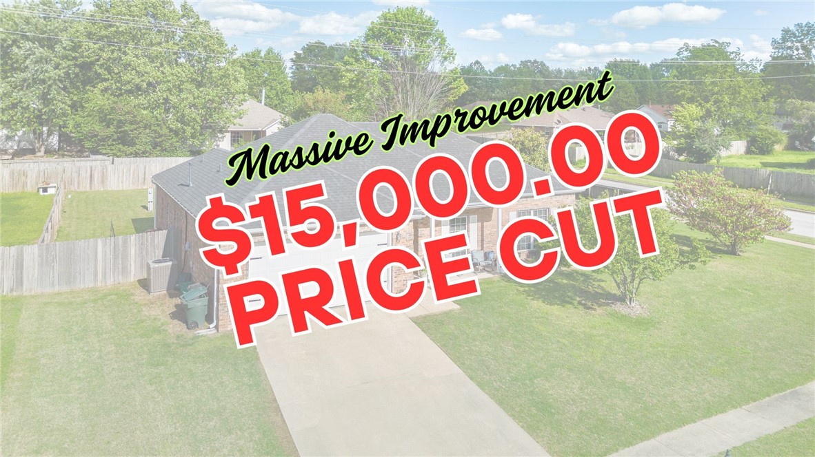 Check out this sweet 3-bed, 2-bath home. It's a comfy 1,978 sqft and sits on a big corner lot in a super nice, established neighborhood. Don't miss out on the all-purpose sunroom that runs from one end to the other, with large, screened windows & 55" TV. You, your fur babies & plants will enjoy this space.
Grabbing groceries is no biggie, and there's tons of fun stuff to do around here. Not to mention, you're only 11 min from the University of Arkansas.
Bonus? There's a 10x10 shed out back for all your stuff. Plus, the Maytag fridge, microwave, dishwasher, and 30" double oven all stay! Enjoy long-term savings & peace mind with new roof installed in 2022, updated HVAC system from 2018. You'll appreciate the privacy fence in the bigger backyard. Wait till you see the 2 beautiful magnolia trees!
Inside feels so airy and bright with lots of natural light and open space. If you love to bike or walk, you're close to the Greenway & parks!
Come see it, you might just fall in love!