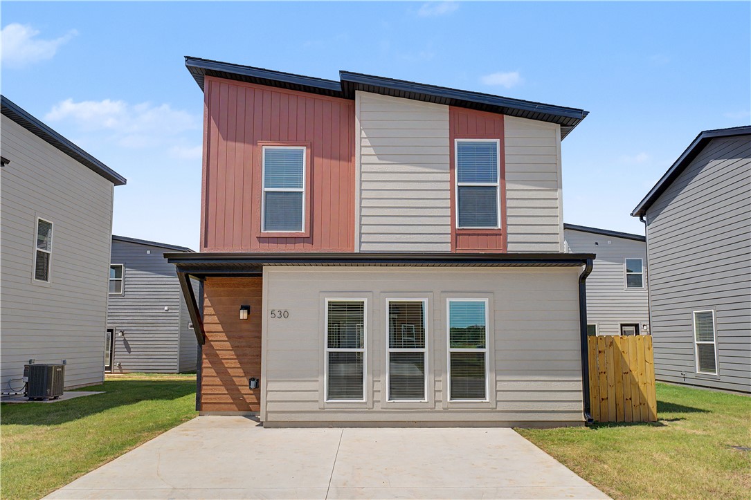 The property features a contemporary exterior with