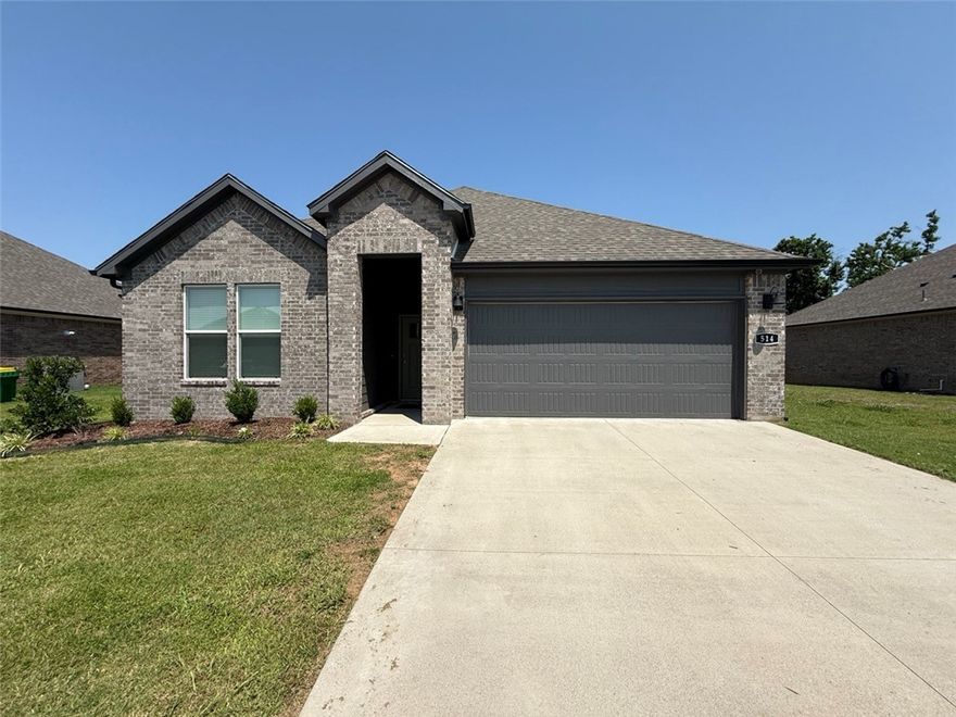 In a quaint neighborhood just minutes to the U of A and I-49, this brick 4-bedroom, 2-bath home is perfect for both everyday living and entertaining. This bright and open floor plan seamlessly connects the living room, dining room and kitchen.  The kitchen is equipped with a large island, quartz countertops, stainless steel appliances and a spacious walk-in pantry, offering plenty of storage. Throughout the home, you'll find luxury vinyl plank flooring that adds style and durability. 

The primary bedroom includes an ensuite bathroom with quartz countertops, double sinks, an oversized shower and a generous walk-in closet. The additional 3 bedrooms feature ceiling fans as well as spacious walk-in closets.  

Come see this beautiful home for yourself and experience the perfect blend of luxury, comfort, and convenience in this friendly community! Its move-in ready and waiting for you!