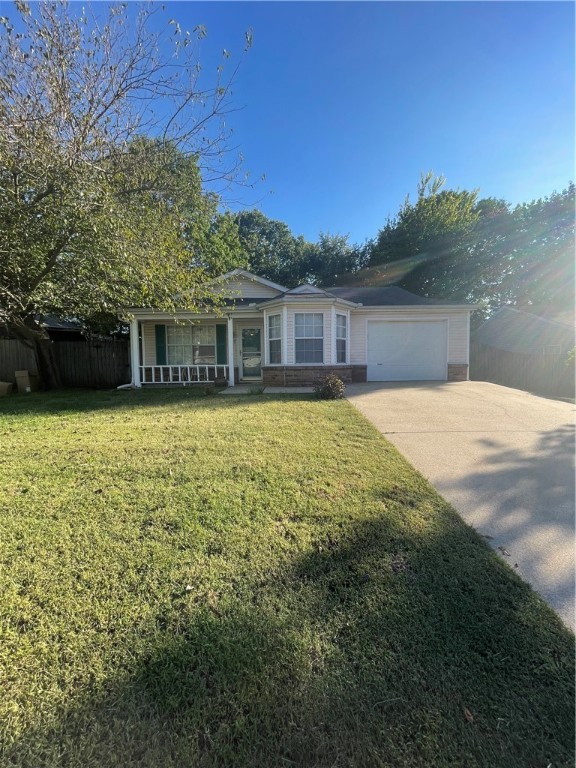 Adorable 3 bed, 2 bath home conveniently located in Fayetteville! This single story charmer features vinyl floors in living & bedrooms. Wonderful dining room area with natural light & bay windows. Smooth top range & lots of cabinets in the kitchen. 1 car garage leads out to a nice patio and privacy fenced backyard. Call us for a showing! This one won't last long.