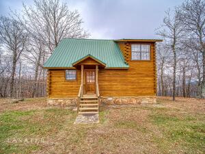 Seller will consider all reasonable offers! Absolutely adorable log cabin w/open living/dining/kitchen floor plan located on approx. 8 acres. Beautiful hardwood floors, covered deck w/awesome views, tons of wildlife & lots of room to grow your garden. It's located just minutes away from some of the best outdoor adventures this area has to offer including the buffalo river for floating, swimming & fishing, music festivals, Buffalo National River Park & the Ozark National Forest. Some items to convey at closing. Don't miss out on this unique property!! Seller is negotiable on some furniture & personal items.