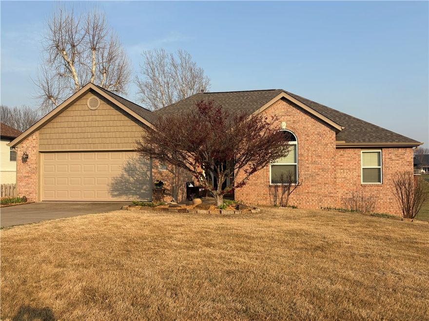 Well-maintained 4-bedroom, 2-bath home located on a quiet cul-de-sac in the Southwind Terrace subdivision within the Springdale School District. This home offers 1,770 sq ft of living space with a comfortable layout and numerous updates including a new roof and new front windows.

This property features a 2-car garage with a flat driveway and a finished 250 sq ft bonus studio with electricity and private exterior entrance, perfect for a home office, hobby room, workout space, or workshop.

Enjoy the benefits of a peaceful neighborhood setting while being conveniently located near schools, shopping, dining, and major Northwest Arkansas employers.

Highlights include
Quiet Cul-de-Sac Location,
New Roof & Gutters, 
New Front Windows,
New Front Siding,
New Garage Door,
New Vinyl Laminate Flooring in Kitchen and Bathrooms.
New Quartz Countertops/Backsplash & painted kitchen cabinets-4yrs ago.
New Quartz Countertops/Mirrors and painted cabinets in bathrooms-3yrs ago.