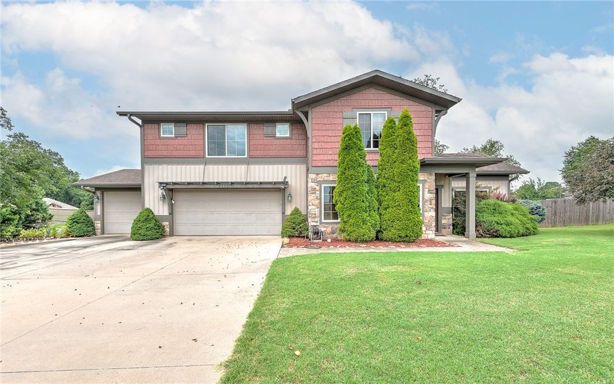 Price reduced + Special 5.25% financing available and $1500. credit from preferred lender.  Seller has also added a Home Warranty to cover 12 months at closing.

This Bentonville Craftsman-style home with hand-hewn beams combines charm with smart upgrades and unbeatable savings.  Featuring paid off solar system that cuts energy bills by up to 70% and heated flooring, this home offers both comfort and efficiency.  Step inside to discover an updated master suite with spa like shower, a spacious floor plan with 3 bedrooms plus dedicated office space or family room and plenty of storage.  Outdoors, enjoy a large lot with pool and decking, and a covered patio with hot tub-perfect for entertaining and relaxing.  
All this, now offered at $430,000, plus a locked in 5.25% rate option makes this home a rare find in Bentonville.