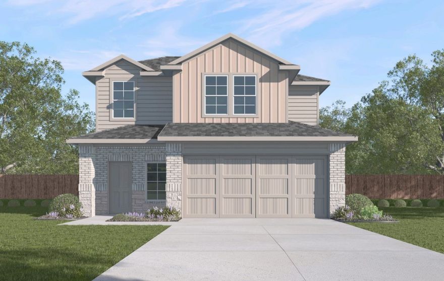 The Fabulous Faye plan in Brentwood Village, located in Springdale, close to the C.L. "Charlie” and Willie George Park that consists of walking trails, dog park, splash pad, ball fields, and tennis courts close to the Don Tyson Parkway, near the highly sought-after Don Tyson School of Innovation and other schools. The Faye plan features 3 bedrooms and an upstairs game room! These brand-new homes will have a 4-side brick exterior with siding per plan! This two-story home will have carpet on stairs, in upstairs bedrooms and common areas. Kitchen will have lovely appliances, including a gas range, quartz countertops, and tile backsplash. The Primary bedroom has a fabulous ensuite with a walk-in shower and quartz countertops. LED lighting throughout. High efficiency AC with programmable thermostat. Come find your dream home today! Taxes and Parcel TBD.