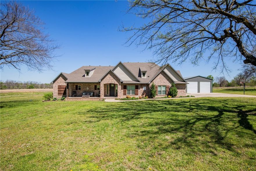 Welcome to 1600 Butler Road — a stunning 3,354 sq ft home perfectly situated on 3 flat, usable acres. This spacious and thoughtfully designed home offers 3 bedrooms on the main level, an office, laundry room, 2 full baths, and a half bath. Upstairs, you’ll find a large bonus room that can serve as a 4th bedroom, an additional half bath, and a second office—ideal for remote work, hobbies, or guest space.

The heart of the home is a beautiful modern kitchen featuring a large island, granite countertops throughout, and a generously sized pantry—perfect for everyday living and entertaining alike.

Outside, you'll find a 30x40x14 shop with two 12x12 roll-up doors, full electrical, and a storage loft—offering endless possibilities for projects, hobbies, or storage.

With its modern amenities, flexible layout, and expansive acreage, this property offers the perfect blend of comfort, function, and space. Don’t miss your chance to own this incredible property!