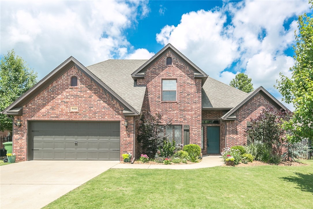 Beautiful home in a thriving Rogers neighborhood in Bentonville School District. Features a large beautiful deck with fenced backyard. Inside, enjoy an open floor plan with several high end custom features, including bamboo flooring in the main living areas and master bedroom. Large master suite with double sinks, spa tub, and walk-in shower! Bedrooms have large walk-in closets. The neighborhood has a community pool, playground, and clubhouse. Excellent location. Close to shopping and the Wal-Mart AMP.