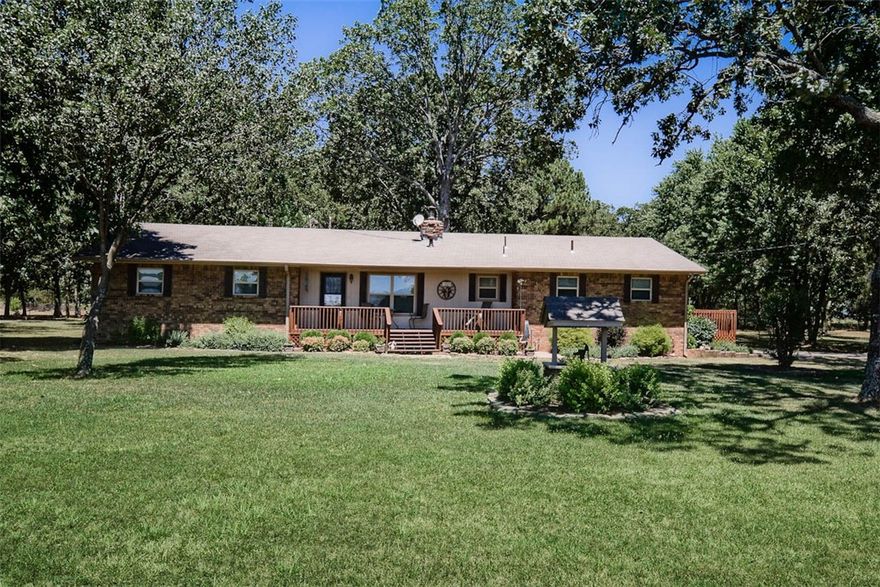 Why wait to build when this property is on the market! This outstanding property is just down the road from new subdivisions.  Buyers and Developers take a took!! Wonderful, remodeled home situated in a peaceful retreat with 10.20 acres m/l and less than 20 minutes from Bentonville! Detached shop with loft. Relax by the fire place in the winter or sit on the porch to have your coffee and enjoy the view! Plenty of flat land to build additional structures on the property. Close to new subdivisions. This would make a great investment or estate property! So, many possibilities. The home has had lots of updating! Age of home was taken from appraisal.Buyer to verify. Also listed as land ML 1225822