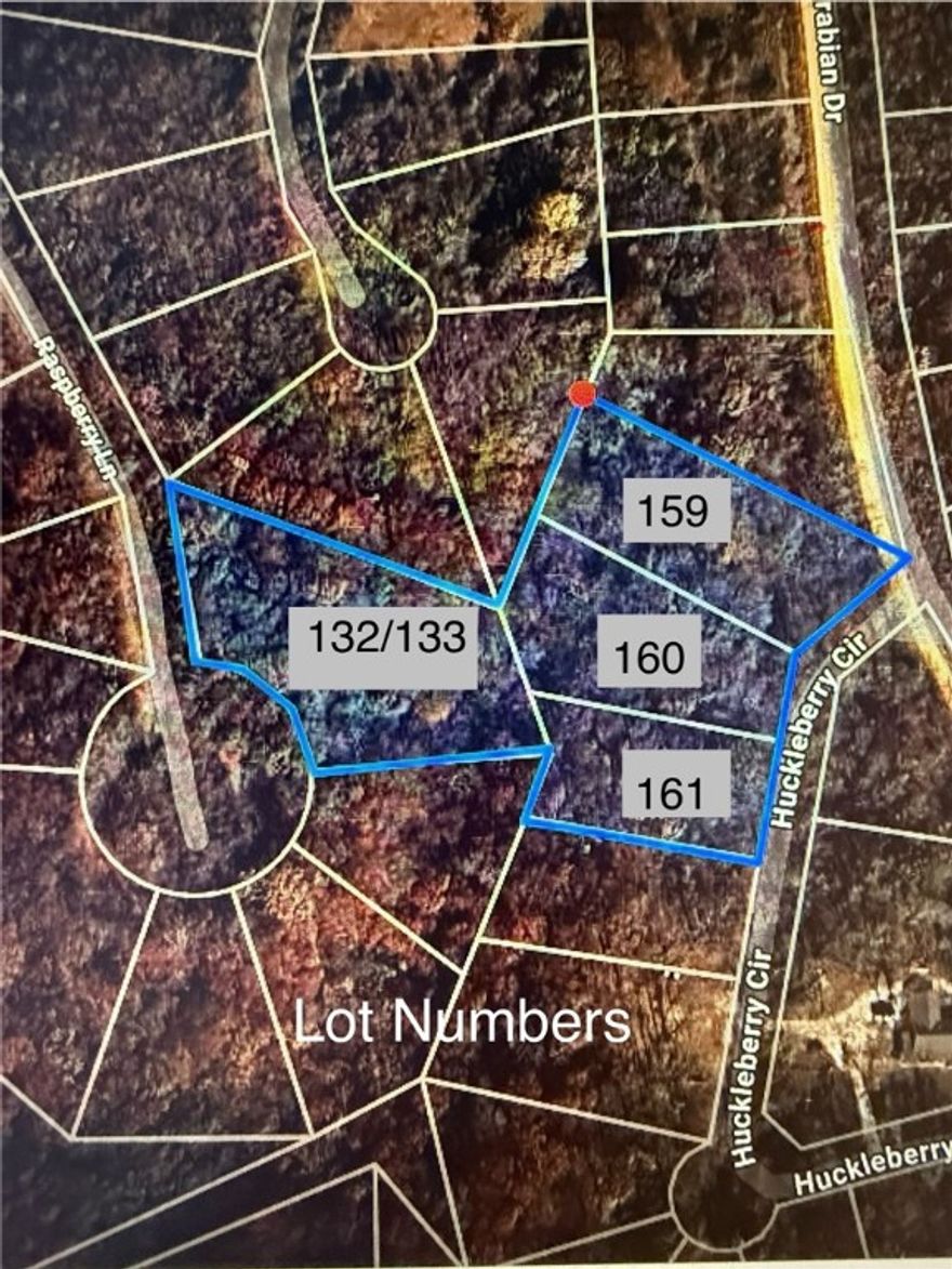 Rare opportunity to own multiple connected lots in the Posy Mountain Ranch Subdivision, totaling 2.73 acres, in the highly desirable Lost Bridge Village Community Association next to the beautiful Beaver Lake.  
The lots on Huckleberry Circle offer the perfect place to build your dream home, and the remaining connected lots provide the perfect opportunity to build your ideal outdoor life in a great secluded area that's still within reach of town and all while having access to the amenities of the Lost Bridge Community.  Access includes club house, air strip, pool, tennis courts, recreation center, and library and all while being just minutes to beautiful Beaver Lake.  This rare opportunity won't last long!
Soil test has been completed on lots #159 and #160.  POA Assessments are annually for each lot with options to reduce after purchase.  Additional resources can be found at https://lbvca.com