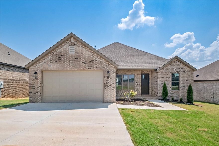 New construction home in Mountain View Estates subdivision.  This all brick 1,839 square feet home provides a split floor plan with four bedrooms and two full bathrooms.  Featuring a warm, inviting color palette, this home offers a dining room, large family room with fireplace, and kitchen island with bar seating and refrigerator.  Enjoy beautiful views of the mountains from the covered patio and fenced in backyard.  Well thought out upgrades including 3 cm granite countertops throughout, luxury vinyl plank flooring, wood blinds, and custom tiled showers complete this beautiful home.  Agent is related to Seller.