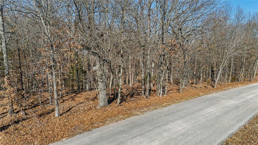 Beautiful wooded 0.32-acre corner lot in the desirable Highlands area of Bella Vista with paved road frontage on two sides. The gently sloped terrain and mature hardwoods provide a private, natural setting ideal for your custom home. A recent soil test is available showing suitability for a 3-bedroom home. Located minutes from Loch Lomond, golf courses, trails, and Bella Vista amenities, this lot offers the perfect balance of peaceful surroundings and everyday convenience. Great opportunity to build in a sought-after area of Northwest Arkansas.