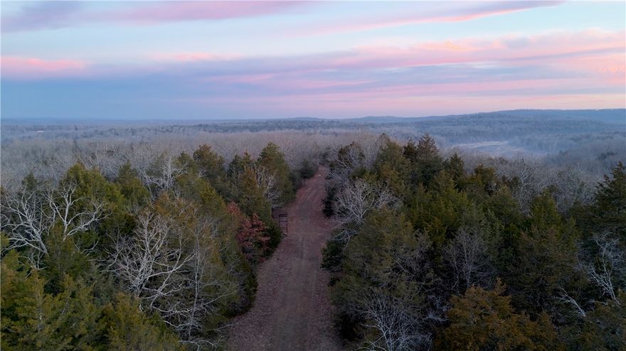 Midwest Land Group presents The Marion 63, a 63± acre tract just outside Oakland, Arkansas, on Bull Shoals Lake. Accessed via CR 122, the property offers scenic lake views to the north and northwest and features ~1,320 feet of road frontage with electricity from North Arkansas Electric.

The land includes a mix of hardwoods, cedar pockets, small meadow openings, rock outcroppings, and gently rolling terrain. Seasonal drainages run along the east and west parts of the property and flow toward the nearby lake coves. The property borders approximately 2,500 feet of Corps of Engineers ground, providing excellent recreational access.

Multiple potential build sites offer seasonal lake views that could be enhanced with minimal clearing. The property is fully fenced with new four-strand barbed wire, and ATV trails run along much of the boundary. Abundant turkey and whitetail, plus proximity to boat launches, Mountain Home, and Flippin, make this an exceptional offering.