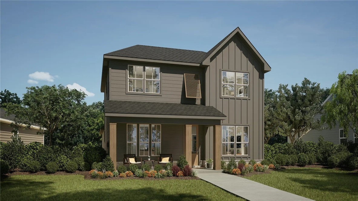 TBB Marigold Elevation C. The picture shown is an artist rendering of the home.