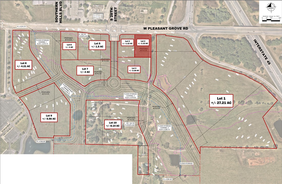 MILLS FARM COMMERCIAL-ROGERS - Land