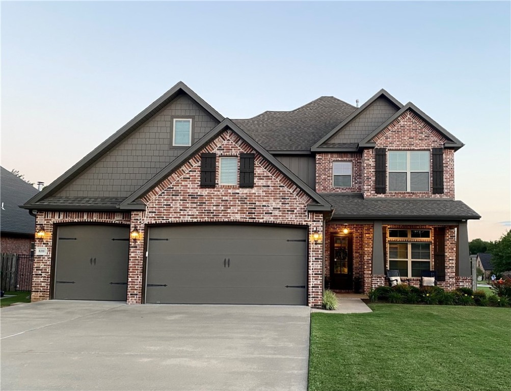 One of a kind, custom home, XL 3 car garage, in desirable Tuscany Subdivision. Beautiful home offers 4 bedrooms, 3 ½ baths, office, dining, large bonus room. Bright, open floor plan, hardwood floors, oversized windows, custom built-ins and craftsman trim throughout. Kitchen features XL walk-in pantry, granite countertop, large quartzite island with double sided cabinets, double ovens and gas stove. Primary bath has soaker tub, double vanity and spacious walk-in tile shower. Laundry, primary bathroom and closet conveniently connected. Walk-in bedroom/linen closets throughout. Screened-in cedar porch with brick/gas fireplace. Natural gas for outdoor kitchen/grill. Large, corner lot with watering system. 2 Lennox HVAC systems (new coils, maintained 2x a year). Massive floored walk-in attic. Refrigerator and above ground EF5 tornado shelter do not convey. Community playground, clubhouse, sports court and pool. *Updated price matching new updated larger square footage (attached) from accurate professional appraisal*
