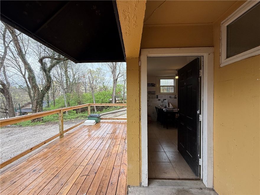 Newly remodeled apartment with off-street parking and washer/dryer. Located across from Blair Library, in Art District and next to trails. Utilities are $250 a month.