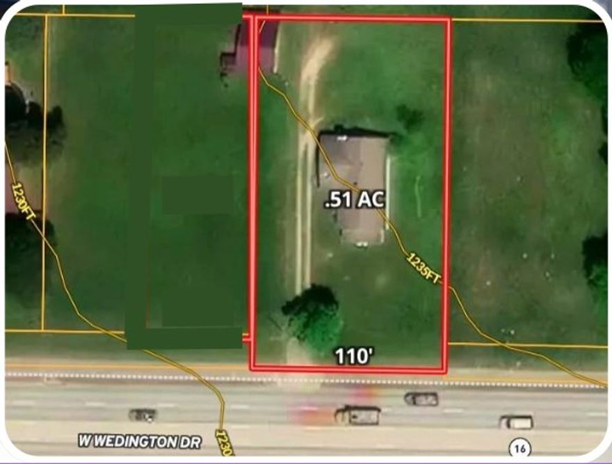 Rare .51 acres only 2 miles from I-49. Currently zoned Residential-Agricultural (RA) and just outside the boundary of Fayetteville's Wedington Corridor. Choose this space as your live-work area in the 1940's farm house, cash flow for additional income, develop the property for your preferred purpose, or look to the future for some commercial pursuit. House is on .51 acres and subject to the Probate Court's Order Approving Sale.  So many options with this property and it's ~110' of W. Wedington frontage.