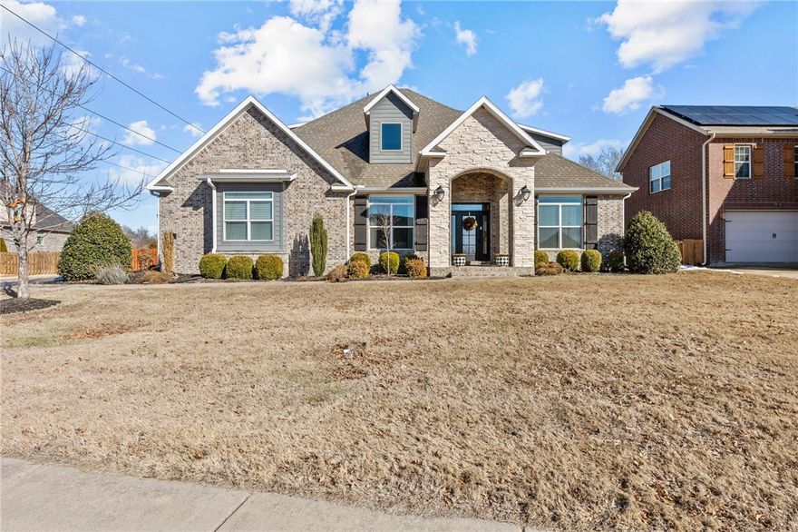 Updated 4 bedroom, 3.5 car garage with 7/10 acre fenced yard. Primary and secondary bedrooms on first floor. Custom lights, wallpaper, other touches makes this home stand out. Covered porch and huge patio overlook extra large backyard. Formal dining/sitting room, large bonus room and big bedrooms. Great Harber area location.
